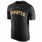 Men's Pittsburgh Pirates Black Nike Legend Wordmark 1.5 Performance T-Shirt,baseball caps,new era cap wholesale,wholesale hats
